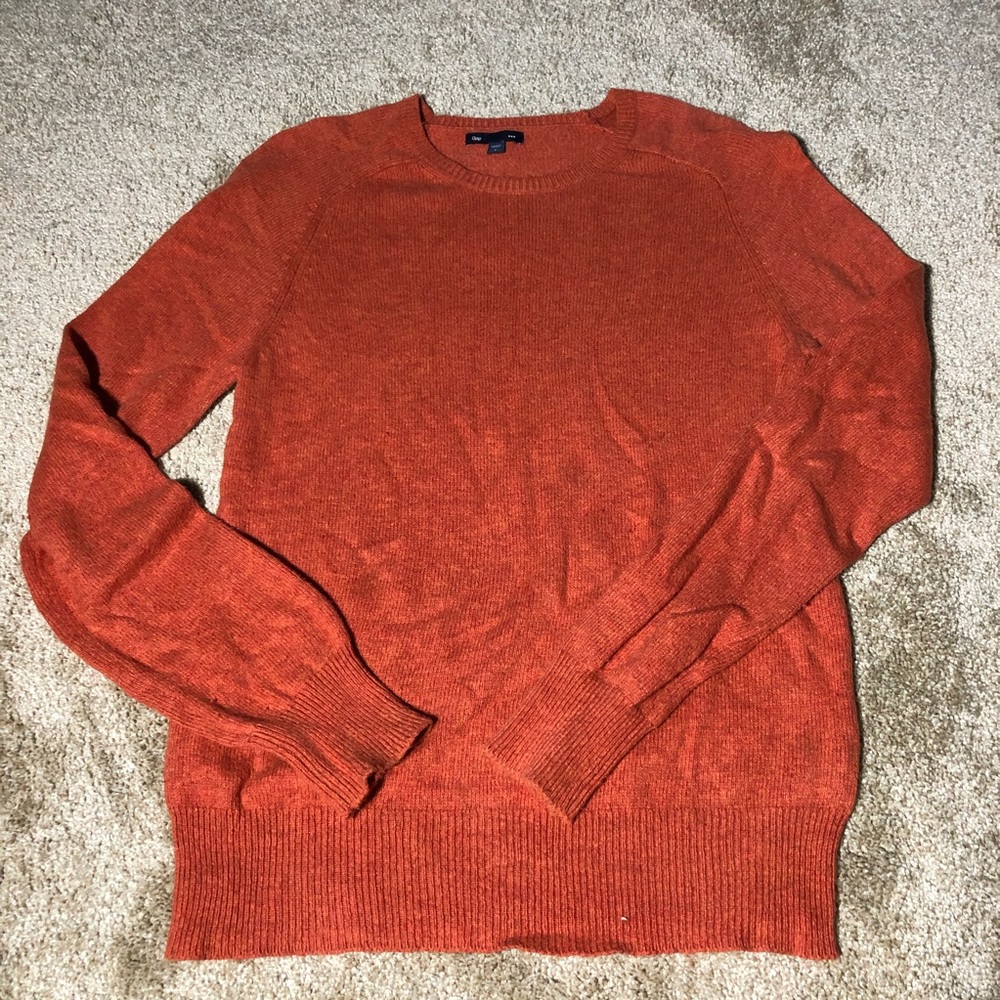 Autumn orange Gap sweater